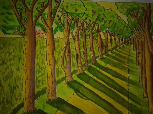 The Road Between Trees